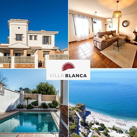 Villa Blanca - Piscina De Sal, Playa 15Mn, Sierra Vélez de Benaudalla Exteriör bild